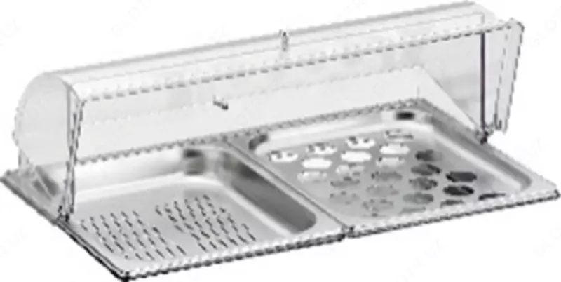 Двухсекционный охлаждаемый поднос для яиц и овощей, код 49169408