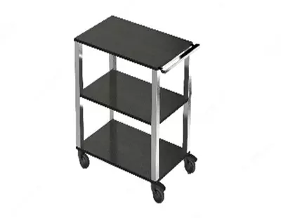 Передвижной трехуровневый сервисный столик, код 97150851