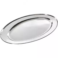 Овальный поднос с бортиком