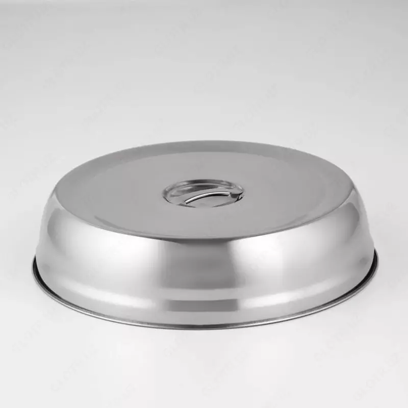 Крышка круглая плоская для горячего (клош), код 50932325