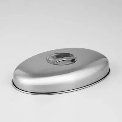 Крышка овальная плоская для горячего (клош), код 50932132