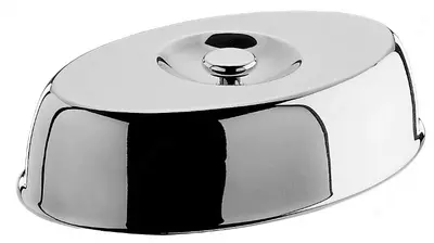 Крышка овальная плоская для горячего (клош), код 50932142