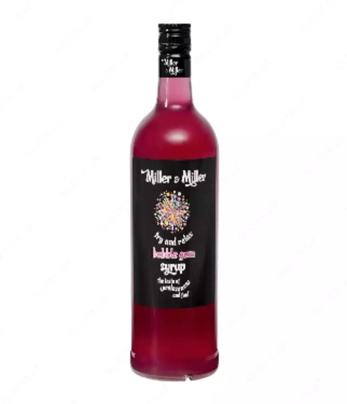 Сироп-наполнитель десертный Miller&Miller "Баббл Гам", бутылка ПЭТ