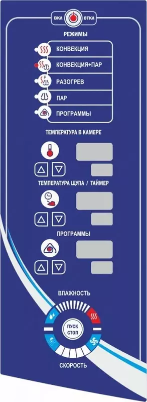 Пароконвектомат Abat ПКА 6-1/1ПМ2