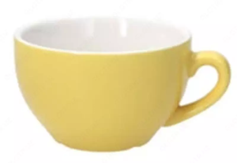  Чашка 340 мл  Albergo  желтая (ITALIYA) - 