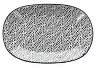 Тарелка овальная 28 см из коллекции Chakra (Италия)