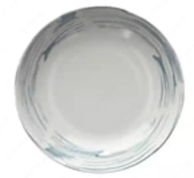 Глубокая тарелка Seaside Maiolica с серым принтом диаметром 25 см (Италия)