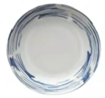 Глубокая тарелка Seaside Maiolica с синим принтом диаметром 21 см (Италия)