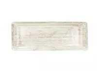 26 sm bej rangdagi redstrong to'rtburchak likopcha (Italiya)