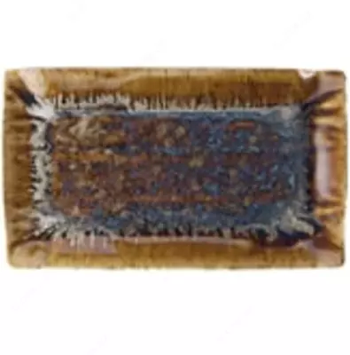 Прямоугольная тарелка размером 35х20см из коллекции Reef Oyster (Италия)