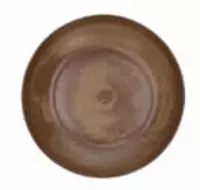 Тарелка диаметром 21 см из коллекции Terracot коричневого цвета (Италия) - 128 256 сум
