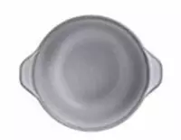 Чаша суповая диаметром 15 см из коллекции Terracot серого цвета (Италия)