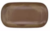 Овальная тарелка диаметром 33 см из коллекции Terracot коричневого цвета (Италия) - 188 928 сум