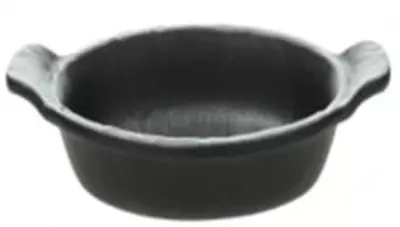 Овальное блюдо для запекания Vulcania черного цвета (23 см) (Италия)