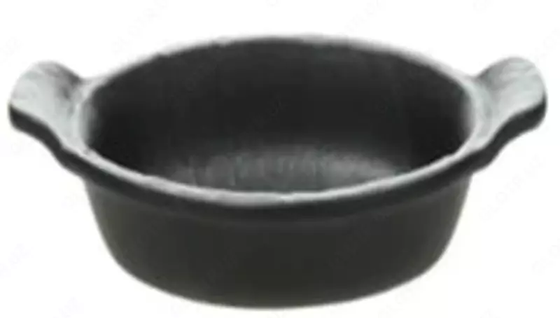 Овальное блюдо для запекания Vulcania черного цвета (23 см) (Италия)