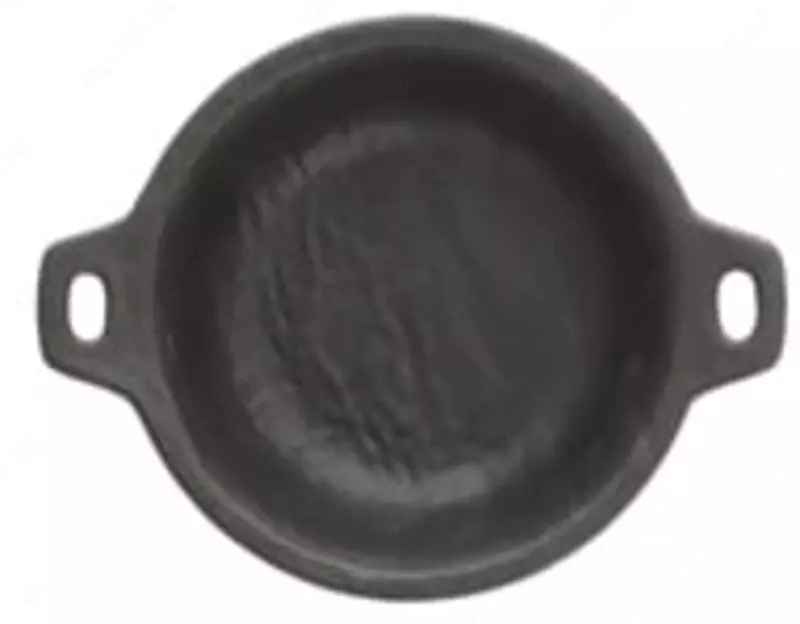 Овальное блюдо для запекания Vulcania черного цвета (12 см) (Италия)