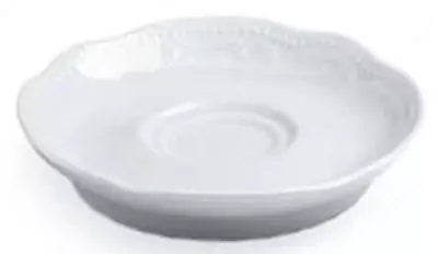 Кофейное блюдце диаметром 17 см Vecchio Vienna в белом цвете (Италия)