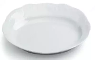 Овальная тарелка размером 31x21 см Vecchio Vienna в белом цвете (Италия)