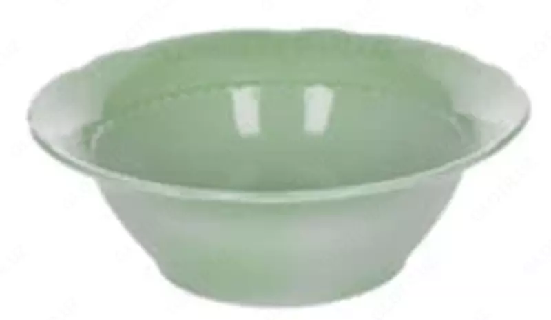 Салатник диаметром 25 см и высотой 7 см Vecchio Vienna в зеленом цвете (Италия)