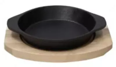 Сковорода размером 14 см с деревянной подставкой Fusion (Италия)