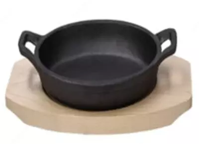 Сковорода размером 11 см с деревянной подставкой Fusion (Италия)