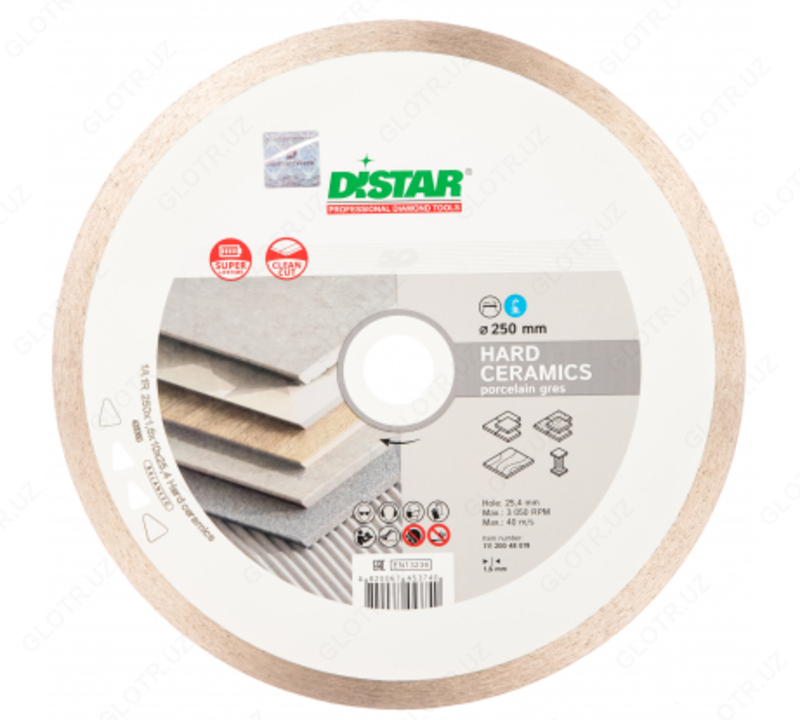  Алмазный диск DISTAR HARD CERAMICS 250 мм х 25.4 - 