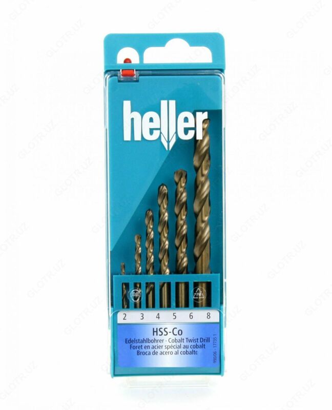 Набор сверел HELLER HSS Co 5 мм (10шт)- 21291