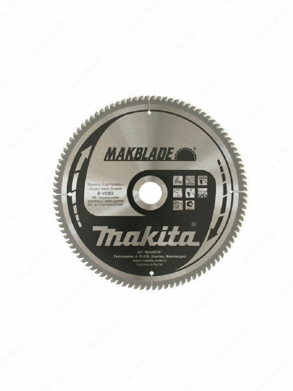 Диск пильный твердосплавный MAKITA Ф 260 х 15.8 мм 100 зуб. (B-29262 STANDART)