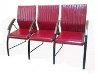 Стулья на металлическом каркасе 3-х местные Интизом - 
