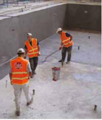 Двухкомпонентный, полу эластичный, гидроизоляционный раствор PERMO CHIM DUO SDH