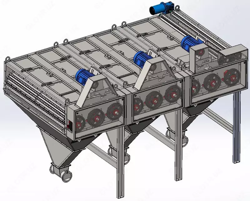 1 ХК Очиститель Хлопка Сырца Колковый