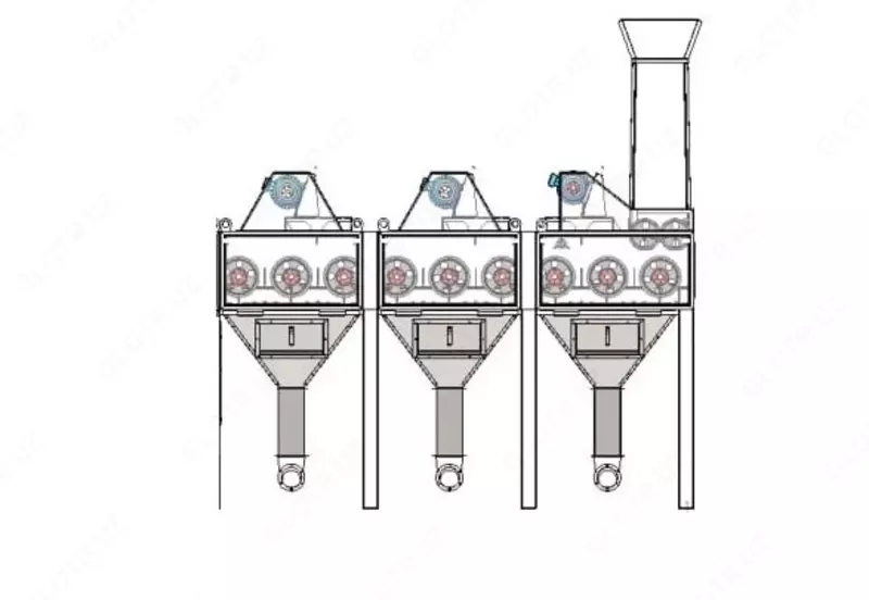 1 ХК Очиститель Хлопка Сырца Колковый