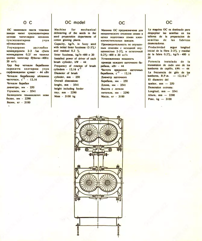  OS urug‘ini tuksizlantirgich Ulgurji va chakana