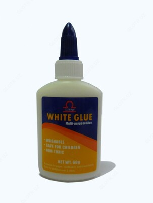 Клей LIBRA WHITE GLUE 60 gr - 3 470 сум / шт.