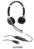  Проводная HD USB-гарнитура Grandstream GUV3005 (Черная) - 
