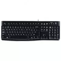 Logitech k120 Corded Keyboard BLACK USB klaviaturasi