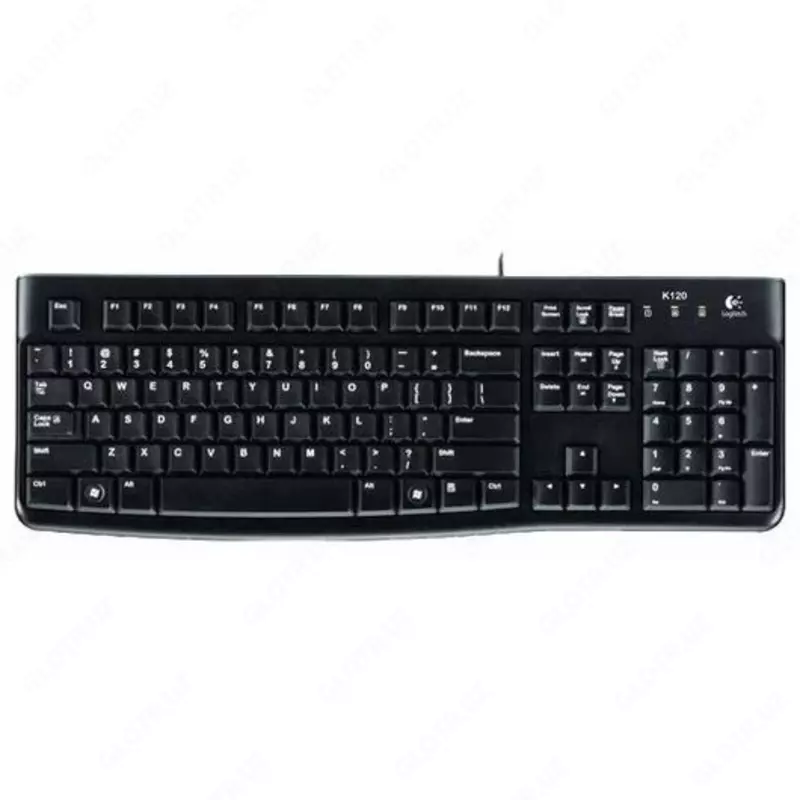 Logitech k120 Corded Keyboard BLACK USB klaviaturasi