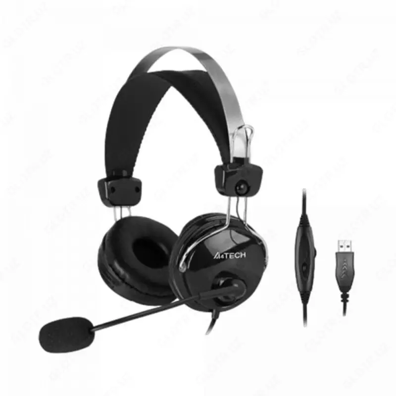  Наушники с микрофоном Headset A4tech HU-7P (Black) USB - 182 000 сум / шт.