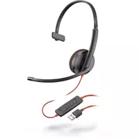 Проводная USB гарнитура PLANTRONICS BLACKWIRE C3210 USB-A SINGLE UNIT