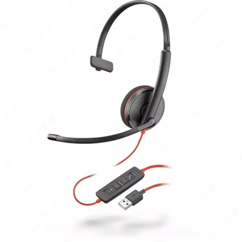  Проводная USB гарнитура PLANTRONICS BLACKWIRE C3210 USB-A SINGLE UNIT - 