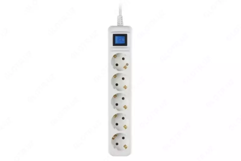  2E kuchlanishdan himoya qiluvchi 5XSchuko kaliti  3G*1 5 mm  1 8 m  oq - 