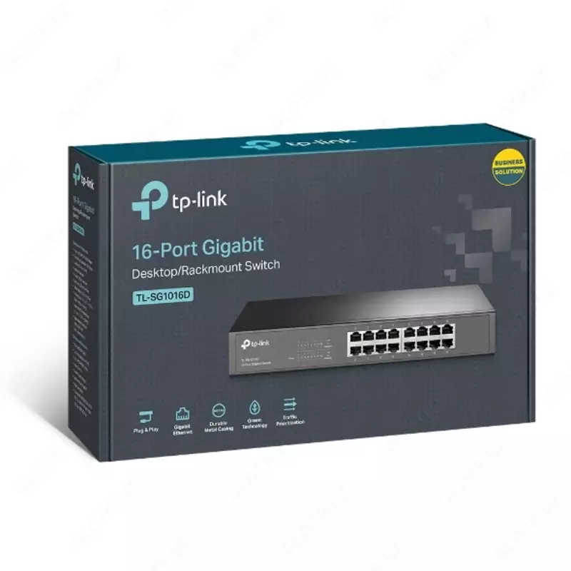 Коммутатор TP-LINK TL-SG1016D 16-port Desktop Gigabit Switch - 847 000 сум