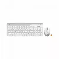 Simsiz toplam klaviatura+sichqoncha A4Tech Fb2535c Dual Mode BT (Icy White)