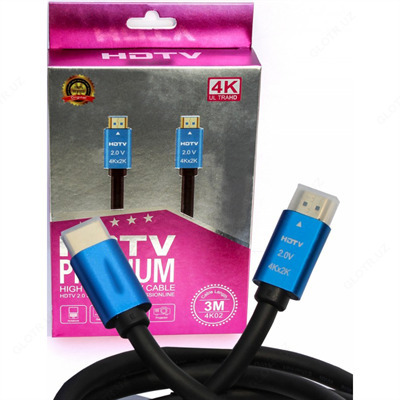 Premium HDMI kabeli. 3m. v2.0.