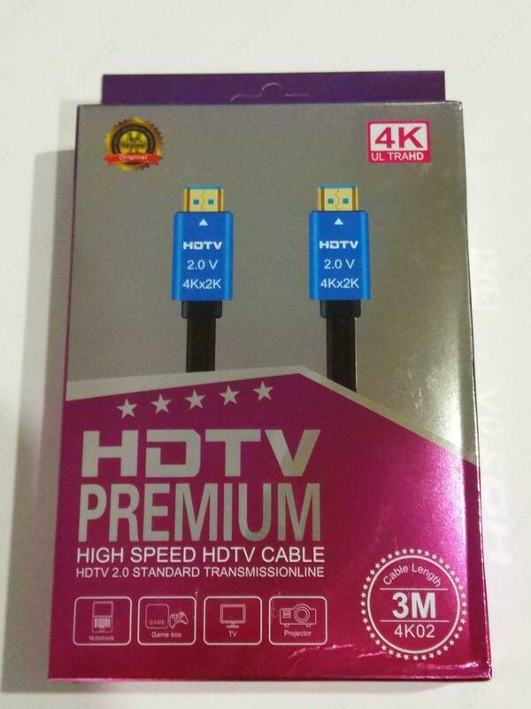 Premium HDMI kabeli. 3m. v2.0.