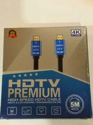 Premium HDMI kabeli. 5m. v2.0.