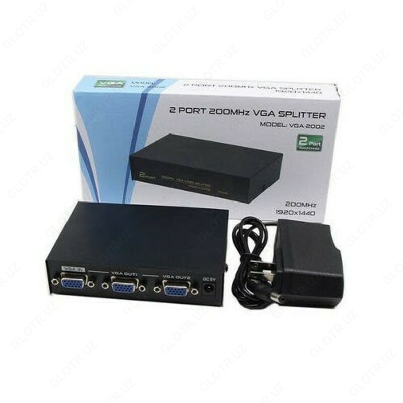 ACTIVE SPLITTER VGA SIGNAL 2 PORT VGA-2002