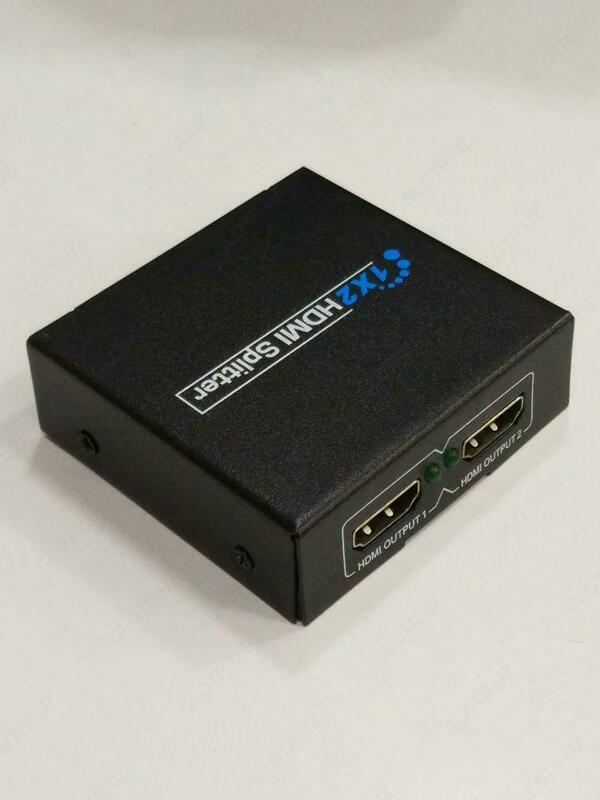 HDMI разветвитель 1 вход 2 выхода (сплиттер 1x2)