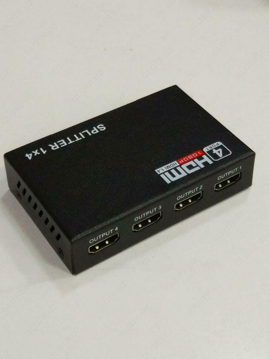 HDMI разветвитель (сплиттер) 1 вход 4 выхода, цена 187 500 сум от ...