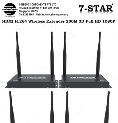 Беспроводной HDMI удлинитель (приемник-передатчик) , до 200 м.